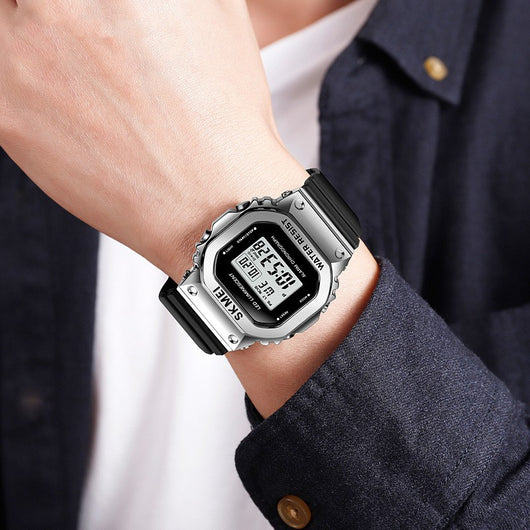 Reloj Cuadrado Moderno para Estudiantes Hombre y Mujer - Image 11