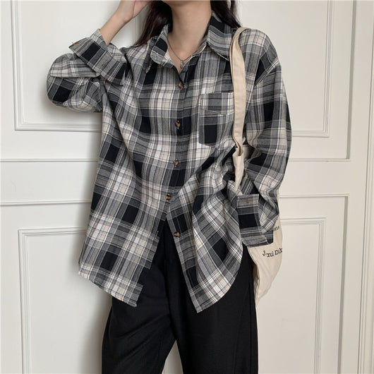 Blusa Suelta Retro de Moda Casual para Mujer - Image 18