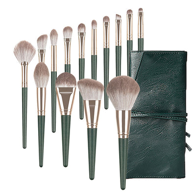 Set de 14 Brochas de Maquillaje Green Cloud - Image 9