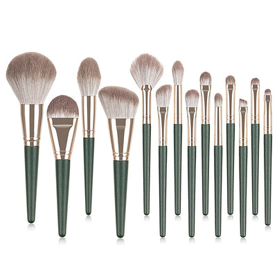 Set de 14 Brochas de Maquillaje Green Cloud - Image 10