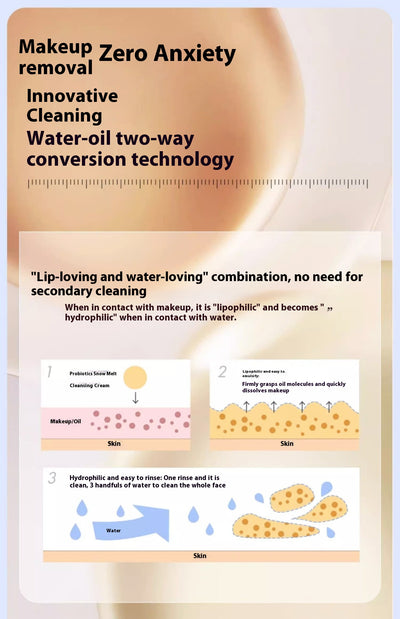 Crema Desmaquillante con Probióticos - Limpiador 3 en 1 para Rostro, Ojos y Labios - Image 15