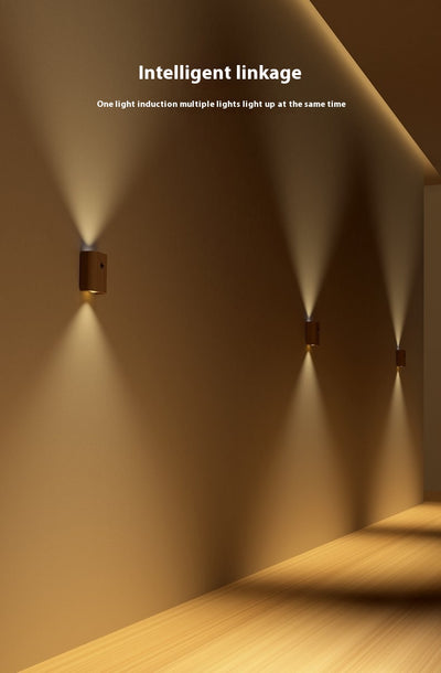 Lámpara LED con Sensor de Movimiento y Diseño de Madera Maciza - Image 33