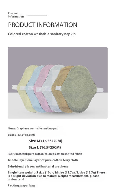 Toalla Sanitaria Reutilizable con Grafeno Antibacterial y Encaje Lavable - Image 12