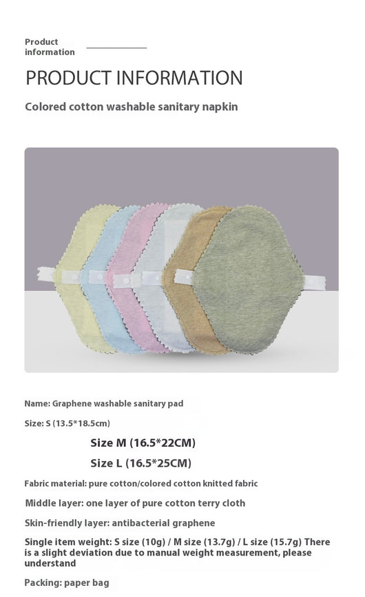 Toalla Sanitaria Reutilizable con Grafeno Antibacterial y Encaje Lavable - Image 12