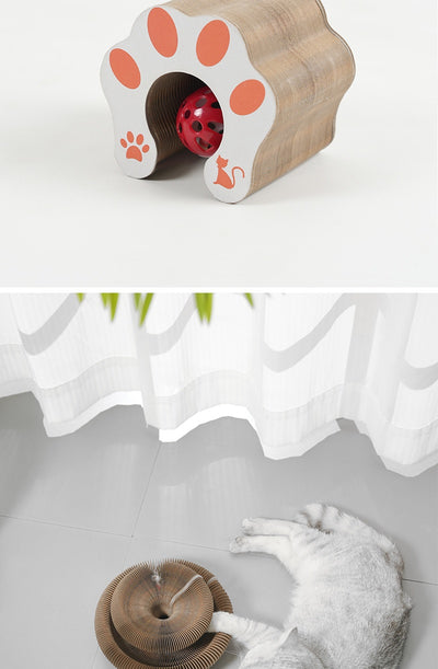 Rascador Magnético Plegable para Gatos con Juguete Interactivo - Image 11
