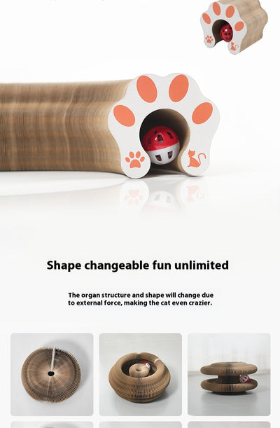 Rascador Magnético Plegable para Gatos con Juguete Interactivo - Image 13