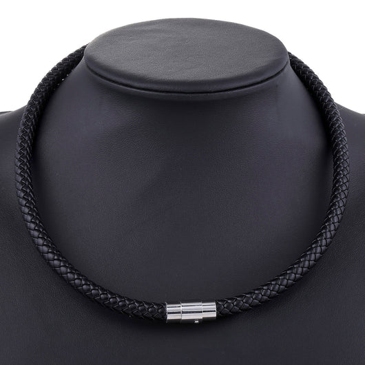Pulsera de Cuero Trenzada Unisex - Marrón y Negro - Image 20
