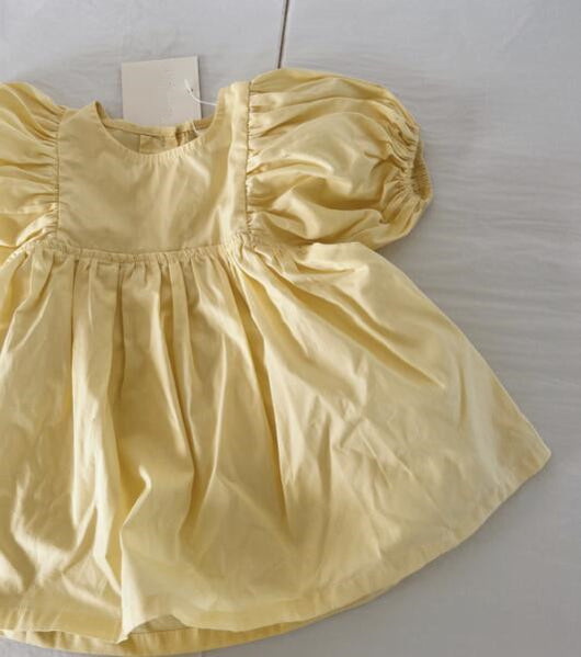 Vestido Niña Algodón y Lino con Mangas Abullonadas - Image 19