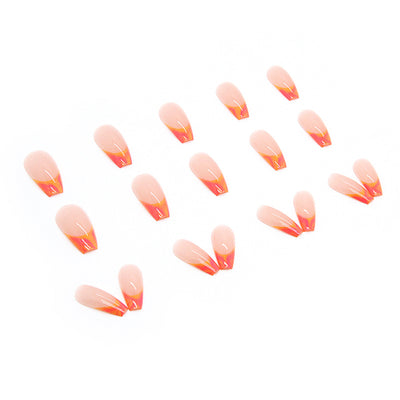 Adhesivos de Uñas Francesas con Efecto Degradado Medio - Image 13