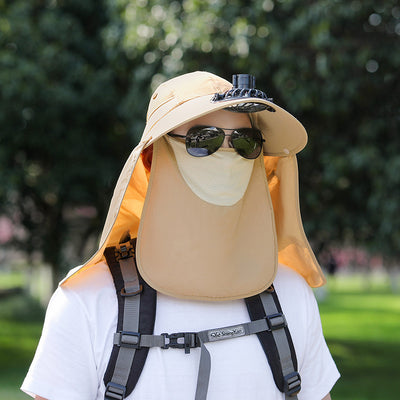 Sombrero de Protección Solar con Cobertura Facial para Pesca y Montaña - Image 18