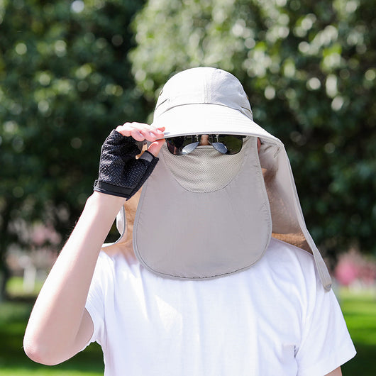 Sombrero de Protección Solar con Cobertura Facial para Pesca y Montaña - Image 19
