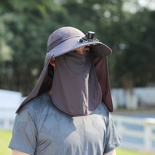Sombrero de Protección Solar con Cobertura Facial para Pesca y Montaña - Image 21