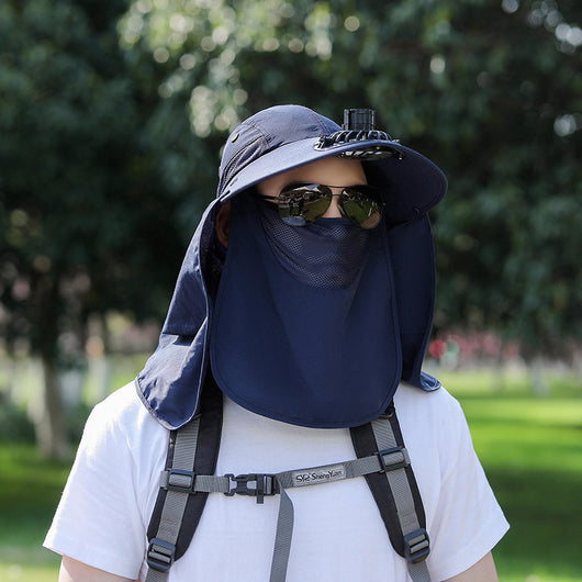 Sombrero de Protección Solar con Cobertura Facial para Pesca y Montaña - Image 22