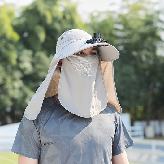 Sombrero de Protección Solar con Cobertura Facial para Pesca y Montaña - Image 23