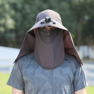 Sombrero de Protección Solar con Cobertura Facial para Pesca y Montaña - Image 25