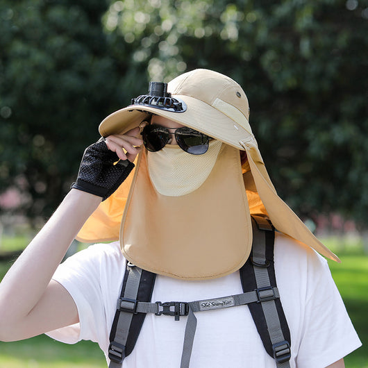 Sombrero de Protección Solar con Cobertura Facial para Pesca y Montaña - Image 30