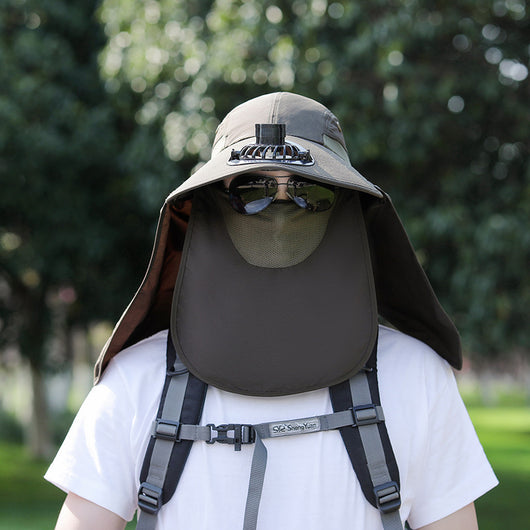 Sombrero de Protección Solar con Cobertura Facial para Pesca y Montaña - Image 33