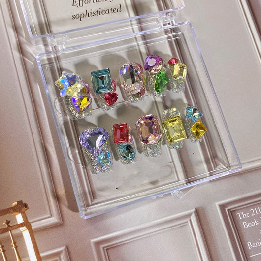 Caja de Joyas para Uñas Artesanales - Diseño Retrato Familiar - Image 16
