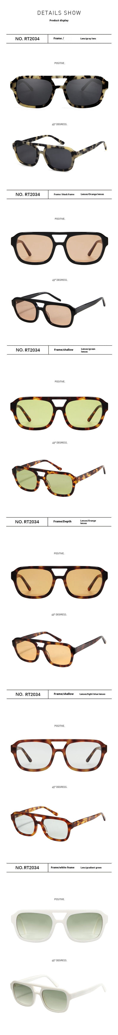 Gafas de Sol Oversized con Doble Puente - Estilo Pasarela para Mujer - Image 17