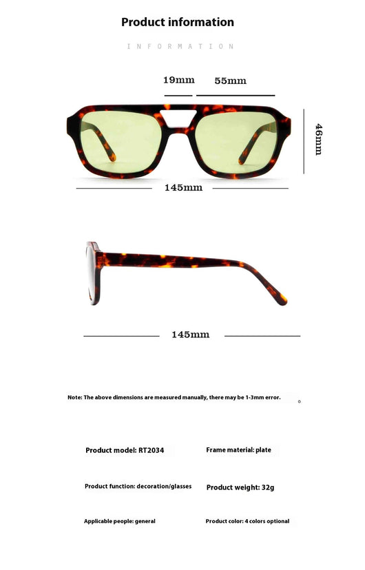 Gafas de Sol Oversized con Doble Puente - Estilo Pasarela para Mujer - Image 21