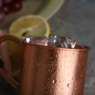 Vaso de Cobre para Cócteles y Bebidas Frías - Taza Premium de Cobre Puro - Image 9
