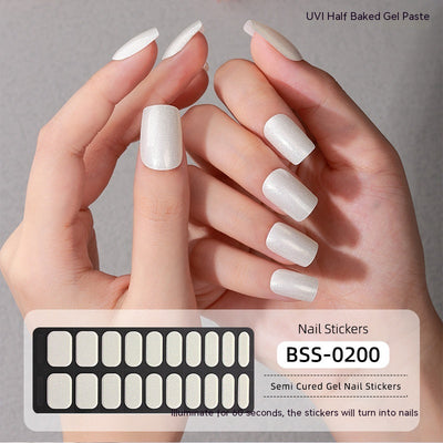 Adhesivos de Uñas en Gel UV de Color Puro - Curado Fotográfico - Image 13