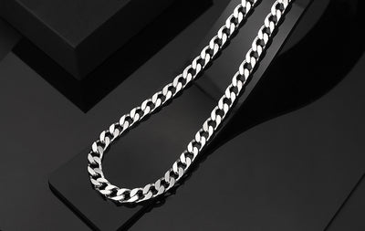 Cadena Flor de Cuatro Lados en Plata Esterlina BS925 de 6mm - Image 9