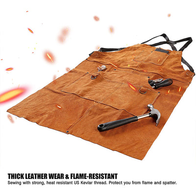Delantal Reversible de Terciopelo con Protección Contra el Fuego - Image 17