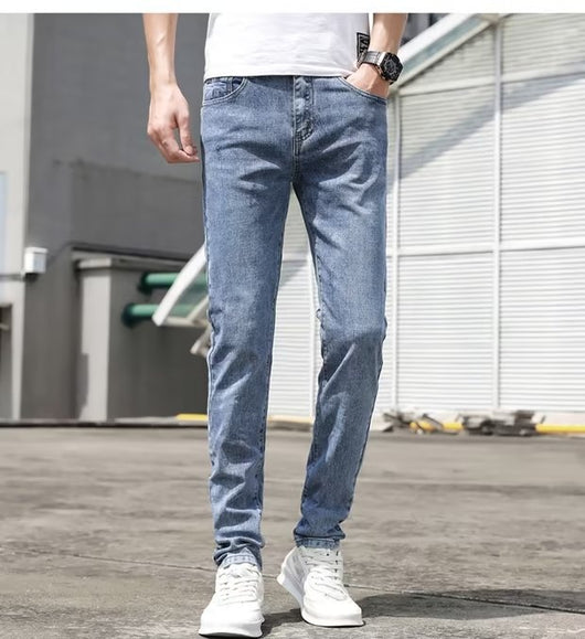 Jeans Claros Hombre Estilo Coreano con Elasticidad - Image 7