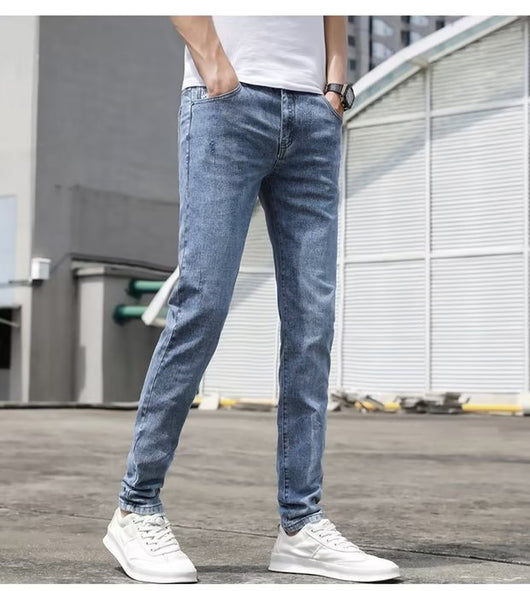 Jeans Claros Hombre Estilo Coreano con Elasticidad - Image 8