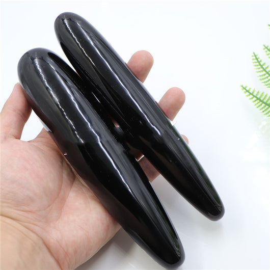 Varita de Obsidiana Natural 18cm - Bienestar y Energía - Image 12
