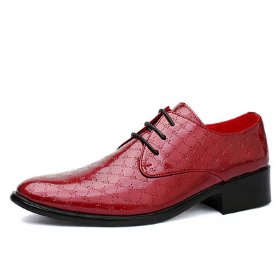 Zapatos Formales de Tacón Alto Puntiagudo en Cuero PU para Hombre - Image 25