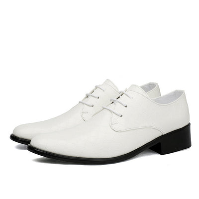 Zapatos Formales de Tacón Alto Puntiagudo en Cuero PU para Hombre - Image 26