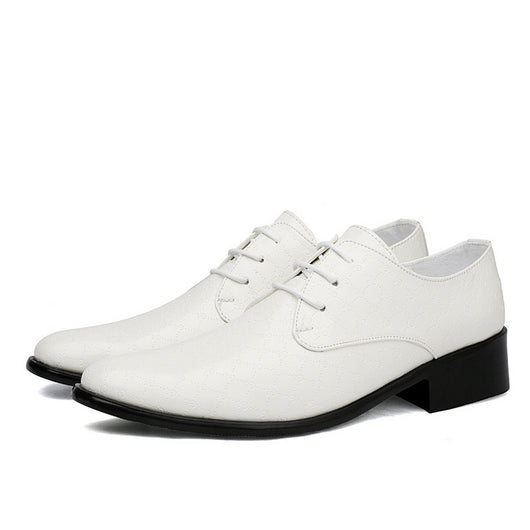 Zapatos Formales de Tacón Alto Puntiagudo en Cuero PU para Hombre - Image 26