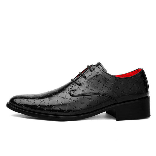 Zapatos Formales de Tacón Alto Puntiagudo en Cuero PU para Hombre - Image 30