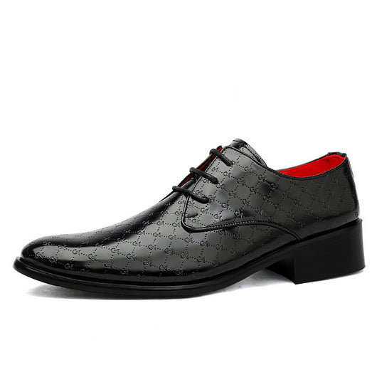 Zapatos Formales de Tacón Alto Puntiagudo en Cuero PU para Hombre - Image 31