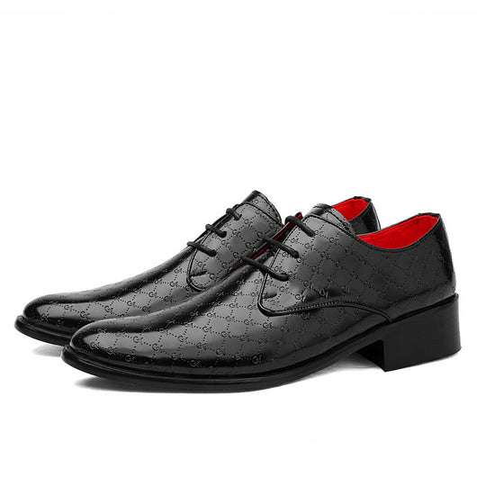Zapatos Formales de Tacón Alto Puntiagudo en Cuero PU para Hombre - Image 32