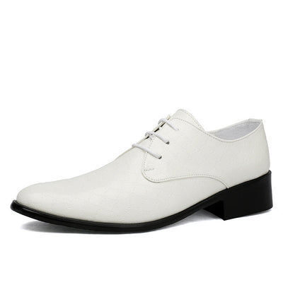 Zapatos Formales de Tacón Alto Puntiagudo en Cuero PU para Hombre - Image 42