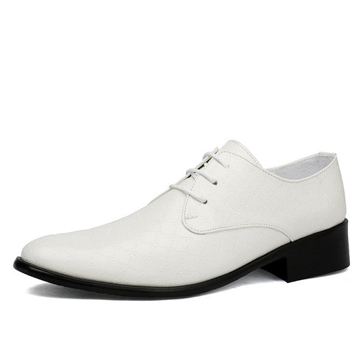 Zapatos Formales de Tacón Alto Puntiagudo en Cuero PU para Hombre - Image 42
