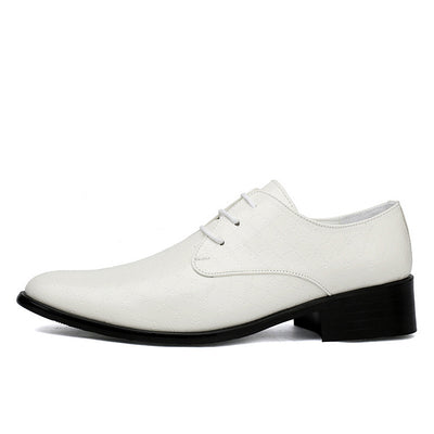 Zapatos Formales de Tacón Alto Puntiagudo en Cuero PU para Hombre - Image 45