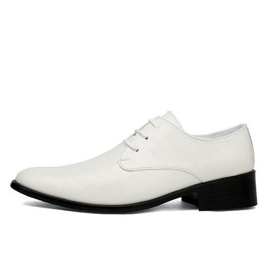 Zapatos Formales de Tacón Alto Puntiagudo en Cuero PU para Hombre - Image 45