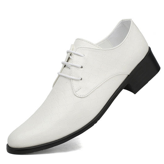 Zapatos Formales de Tacón Alto Puntiagudo en Cuero PU para Hombre - Image 46
