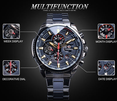 Reloj Mecánico Multifuncional Resistente al Agua - Image 19