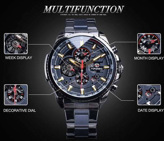 Reloj Mecánico Multifuncional Resistente al Agua - Image 19