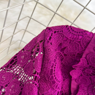Conjunto Elegante: Blusa Suelta con Encaje y Falda Plisada de Cintura Alta - Image 35