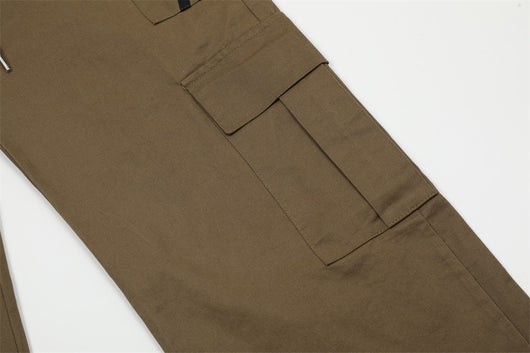Pantalones Cargo Sueltos Multi-bolsillos Three Bars para Hombre - Image 24
