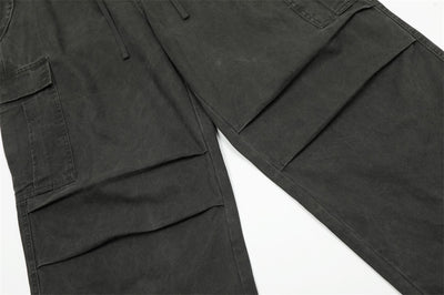 Overol Hombre Moda Contemporánea con Pliegues y Cordón Ajustable - Image 45