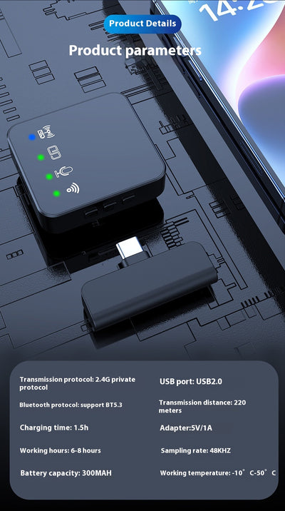 Micrófono Inalámbrico Bluetooth con Cancelación de Ruido - Image 31