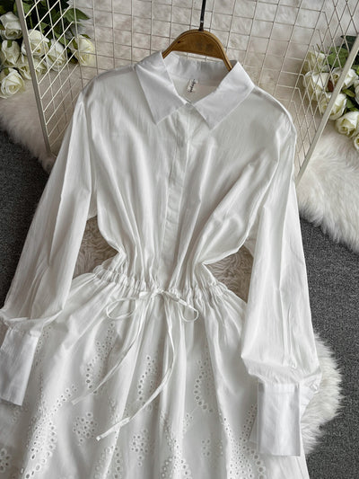 Vestido Midi Ajustado con Mangas Farol - Efecto Silueta Esbelta - Image 19