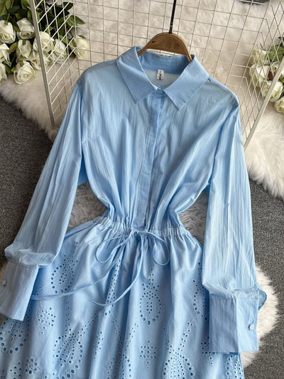 Vestido Midi Ajustado con Mangas Farol - Efecto Silueta Esbelta - Image 22